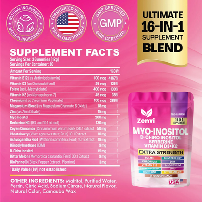 Zenvi 16-in-1 Hormone Gummies