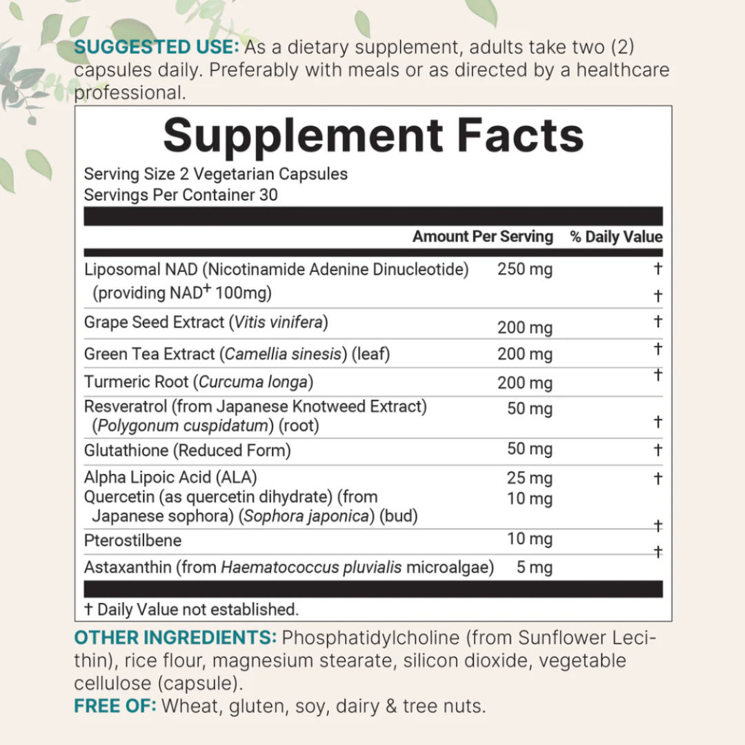 NAD+ Cellular Energy & Healthy Aging Support