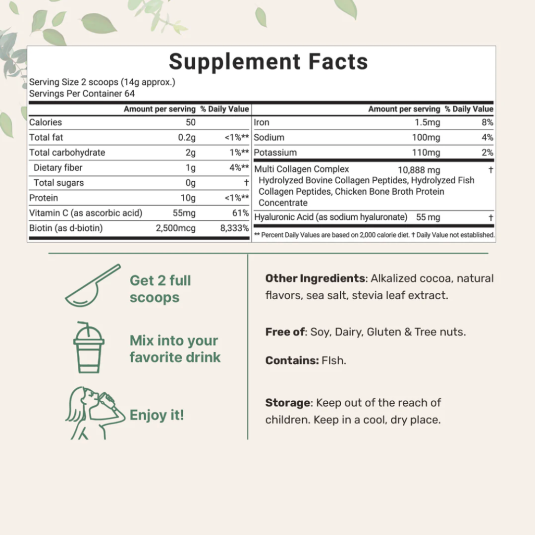 Multi Collagen Peptides for Younger-Looking Skin & Stronger Joints